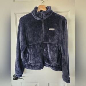 Columbia Plush Fleece Jacket in Deep Navy